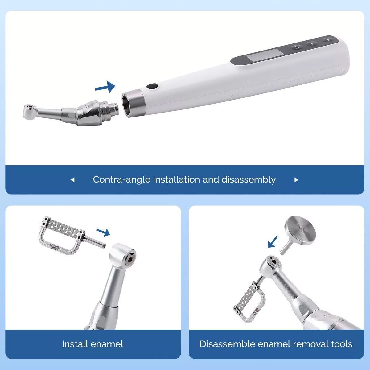 Betterway IPR 2000 Dental Electric Orthodontic Handpiece Interproximal IPR Kit With 5pc Strips